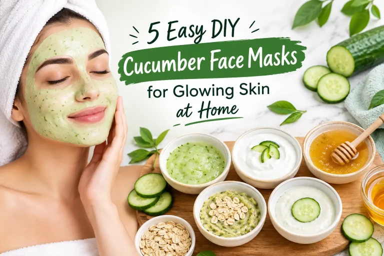 5 Easy DIY Cucumber Face Masks for Glowing Skin